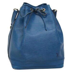 Authentic LOUIS VUITTON Epi Noe Shoulder Bag Toledo Blue M44005 LV